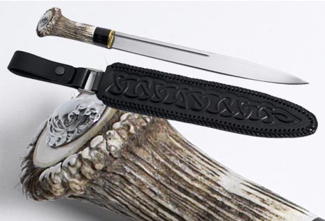 Scottish Dirk, Stag & Buffalo Horn Handle