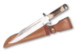 10 inch Bowie Knife, double guard