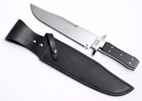 9 inch Bowie Knife, double guard